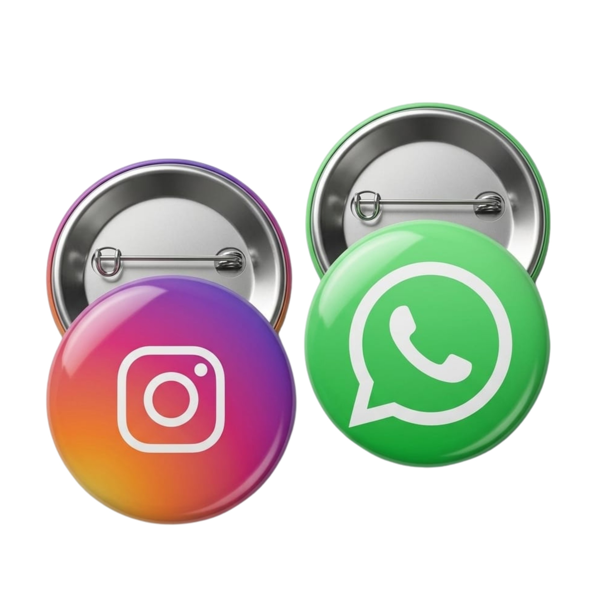 Button NFC 32mm Fundo Metal