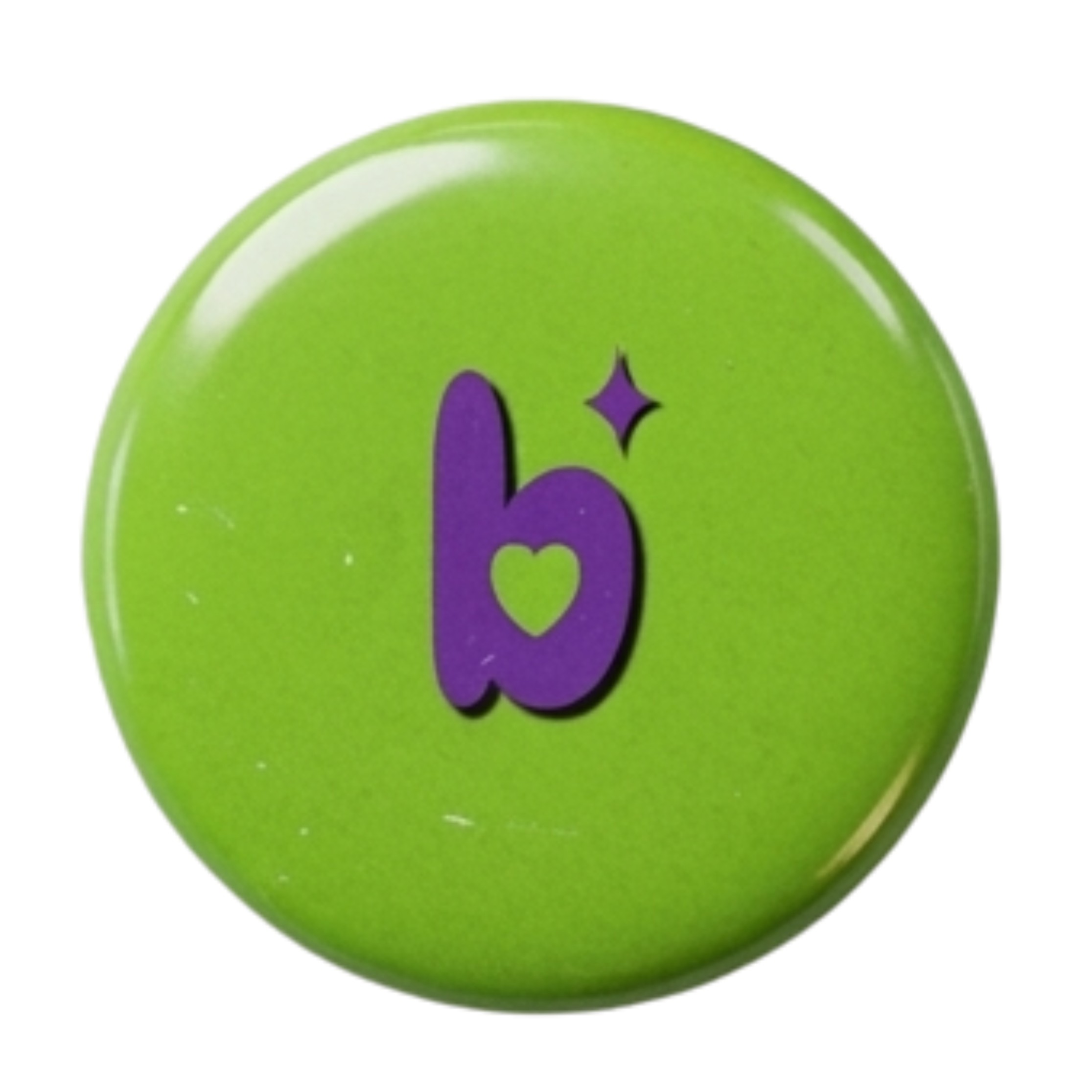 Button 58mm Fundo Metal